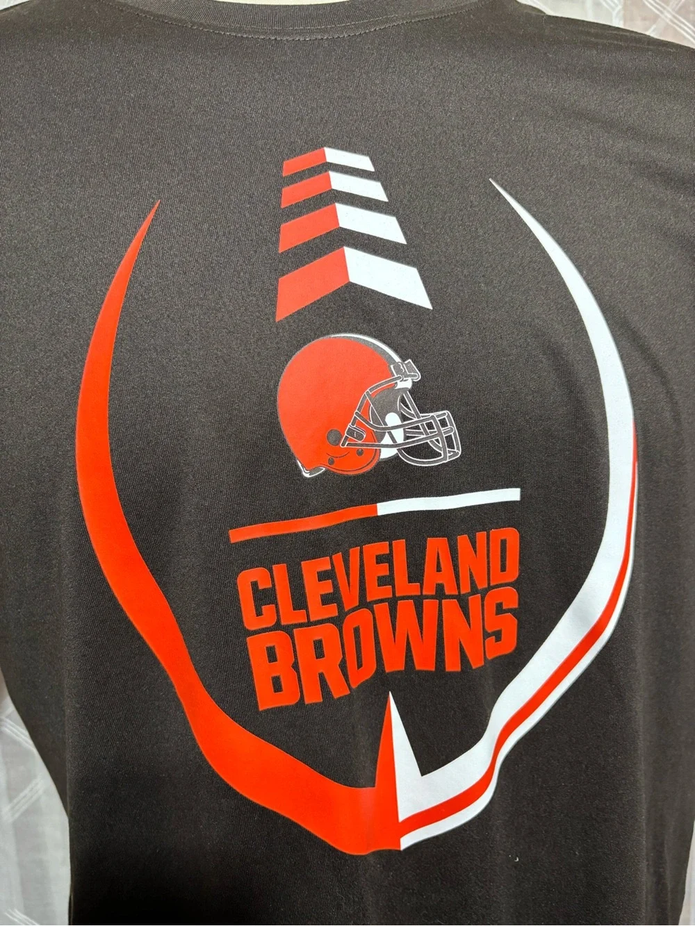 Cleveland Browns NFL Nike Brown Tee XL 23” p2p 30”L